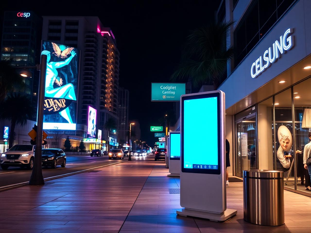 Kiosk advertising